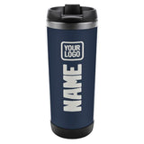 Custom Blue White Stainless Steel Water Cup