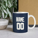 Custom Blue White Mug