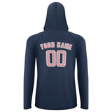 Custom Blue Light Pink UV-Hoodie