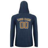 Custom Blue Khaki UV-Hoodie
