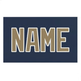 Custom Blue Light Khaki Beach Towel