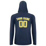 Custom Blue Light Yellow UV-Hoodie