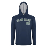 Custom Blue Blue Green UV-Hoodie