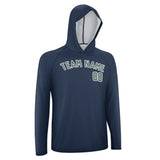 Custom Blue Blue Green UV-Hoodie