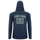 Custom Blue Blue Green UV-Hoodie
