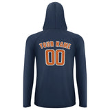 Custom Blue Orange UV-Hoodie