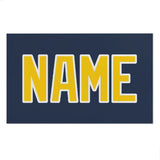 Custom Blue Gold Beach Towel