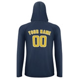 Custom Blue Gold UV-Hoodie