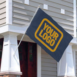 Custom Blue Yellow Flag