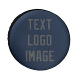 Custom Blue Dark Grey Truck Tires