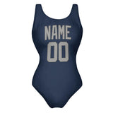 Custom Blue Gray Swimsuit