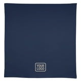 Custom Blue Dark Grey Square Table Cloth