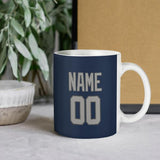 Custom Blue Gray Mug