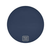 Custom Blue Gray Round Table Cloth