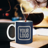Custom Blue Gray Mug