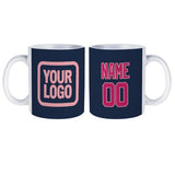 Custom Blue Pink Mug
