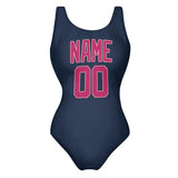 Custom Blue Pink Swimsuit