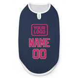 Custom Blue Pink Pet Vest