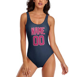 Custom Blue Pink Swimsuit