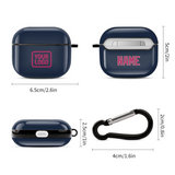 Custom Blue Pink AirPods Case (3rd Generation)