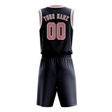 Custom Blue Light Pink Basketball Set