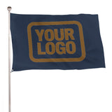Custom Blue Khaki Flag