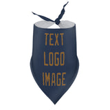 Custom Blue Khaki Pet Scarf