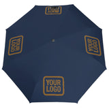 Custom Blue Khaki Automatic Umbrella