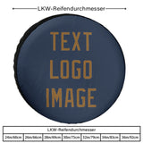 Custom Blue Khaki Truck Tires