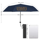 Custom Blue Khaki Automatic Umbrella