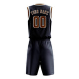 Custom Blue Khaki Basketball Set