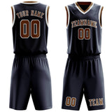 Custom Blue Khaki Basketball Set