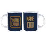 Custom Blue Light Khaki Mug