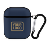 Custom Blue Light Khaki AirPods Case