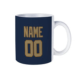 Custom Blue Light Khaki Mug