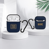 Custom Blue Light Khaki AirPods Case