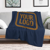 Custom Blue Khaki Blanket