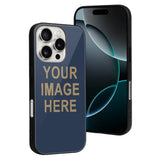 Custom Blue Light Khaki Phone Case