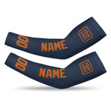 Custom Blue Orange Arm Sleeve