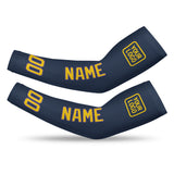Custom Blue Gold Arm Sleeve