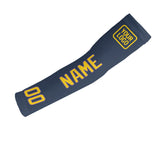Custom Blue Gold Arm Sleeve