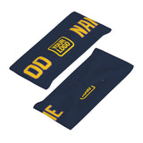 Custom Blue Gold Sports headband