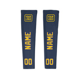 Custom Blue Gold Arm Sleeve