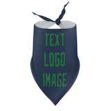 Custom Blue Emerald Green Pet Scarf