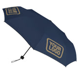 Custom Blue Light Khaki Automatic Umbrella
