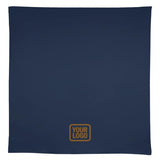 Custom Blue Light Khaki Square Table Cloth
