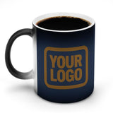 Custom Blue Khaki Magic Mug