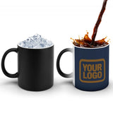 Custom Blue Khaki Magic Mug
