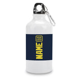 Custom Blue Light Yellow Sports Bottle