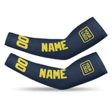 Custom Blue Light Yellow Arm Sleeve